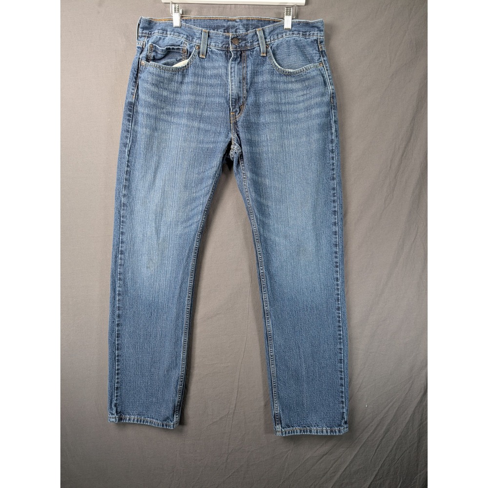 Levis 559 Relaxed Straight Jeans Mens 36x34 Blue Denim Medium Wash 00559-2765